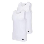 adidas 2P Active Flex Cotton Ergonomic Tank Top Vit bomull X-Large Her...