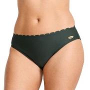 Damella Emily Wavy Bikini Brief Mörkgrön 40 Dam
