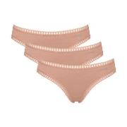 Sloggi Trosor 3P GO Crush Mini Briefs Ljusbrun bomull Large Dam
