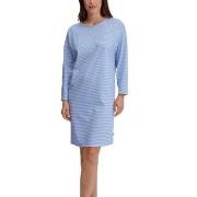 Calida Lovely Nights Long Sleeve Nightdress Ljusblå bomull Medium Dam