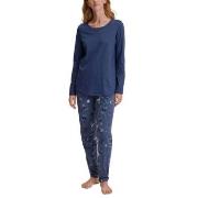 Calida Mystic Nights Pyjamas Marin bomull X-Large Dam