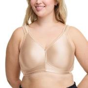 Swegmark BH Shine Soft Bra Moulded Cups Beige polyamid C 80 Dam