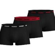 HUGO Kalsonger 3P Triplet Trunk Svart 992 bomull X-Large Herr