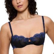 Triumph BH Comfort Glam Wired Balconette Bra Svart D 85 Dam