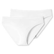 Schiesser Trosor 2P 95-5 Organic Tai Vit bomull Medium Dam