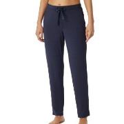 Schiesser Mix and Relax Long Modal Pants Blå modal Large Dam