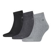 Calvin Klein Strumpor 3P Classic Quarter Socks For Men Grå Strl 43/46 ...
