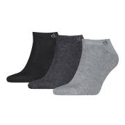 Calvin Klein Strumpor 3P Sneaker Socks For Men Grå Strl 43/46 Herr
