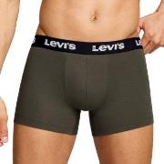 Levis Kalsonger 2P Repeat Logo Boxer Brief Khaki bomull Small Herr