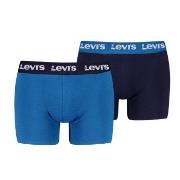Levis Kalsonger 2P Repeat Logo Boxer Brief Marin/Blå bomull X-Large He...