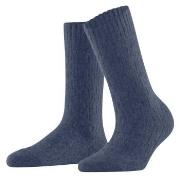 Falke Strumpor Women Brick Wall Boot Socks Jeansblå Strl 35/38 Dam