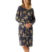 Schiesser Long Sleeve Nightshirt Mörkgrå Large Dam