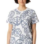 Schiesser Mix and Relax Short Sleeve Shirt Vit Mönstrad bomull Medium ...