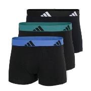 adidas Kalsonger 3P Active Flex Cotton Trunk Blågrön bomull X-Large He...