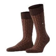 Burlington Strumpor Twist of Tweed Men Boot sock Brun Strl 40/46 Herr