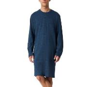 Schiesser Comfort Essential Longsleeve Sleepshirt Marin bomull XX-Larg...