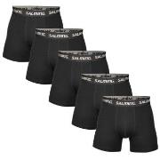 Salming Kalsonger 5P Soft Cotton Boxers With Logo Svart bomull Large H...