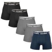 Salming Kalsonger 5P Soft Cotton Boxers With Logo Flerfärgad bomull Me...