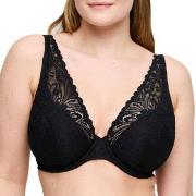 PrimaDonna BH Rupi Half Padded Plunge Bra Svart D 85 Dam