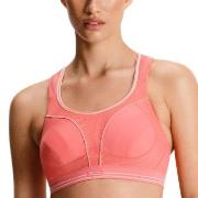 Shock Absorber BH Ultimate Run Bra Rosa/Vit polyamid G 70 Dam