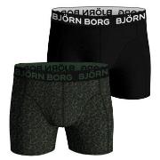 Bjorn Borg Bamboo Cotton Blend Boxer Kalsonger 2P Svart/Grön Large Her...