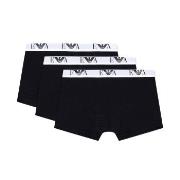 Armani Stretch Jersey Boxer With Logo Kalsonger 3P Svart bomull XX-Lar...