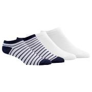 Damella Strumpor 4P Ankle Socks Vit/Marin Strl 43/46 Dam