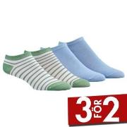 Damella Strumpor 4P Ankle Socks Blå/Grön Strl 35/38 Dam