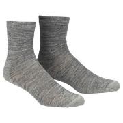Damella Strumpor 2P Thin Wool Socks Ljusgrå Strl 39/42 Dam