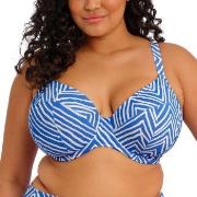 Elomi Fiji Falls Plunge Bikini Top Vit/Blå H 85 Dam