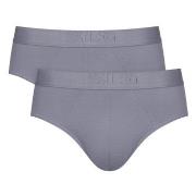 Sloggi Kalsonger 2P SLG Base Soft Midi Briefs Grå X-Large Herr
