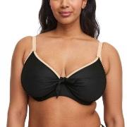 Swegmark Bahamas Bikini Underwire Bra Svart m Beige F 85 Dam