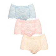 Missya Kalsonger 3P Lace Maxi Flerfärgad Large Dam