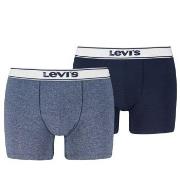 Levis Kalsonger 2P Base Vintage Boxer Marin/Blå bomull Small Herr