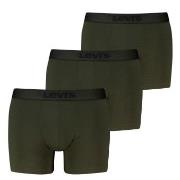 Levis Kalsonger 3P Logo Boxer Briefs Khaki bomull Medium Herr