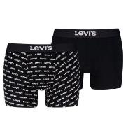 Levis Kalsonger 2P Men Logo Boxer Briefs Svart bomull X-Large Herr