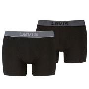 Levis Kalsonger 2P Men Twill Boxer Brief Svart/Grå bomull Large Herr