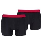 Levis Kalsonger 2P Men Twill Boxer Brief Röd/svart bomull Large Herr