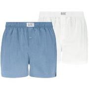Levis Kalsonger 2P Men Woven Boxer Vit/Blå bomull X-Large Herr