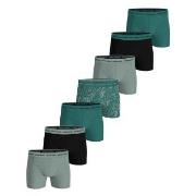 Björn Borg Kalsonger 7P Cotton Stretch Boxer Svart/Grön bomull XX-Larg...