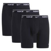 Nike Kalsonger 3P Essentials Cotton Stretch Boxer Long Svart bomull Me...