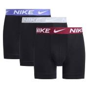 Nike Kalsonger 3P Everyday Essentials Micro Long Leg Boxer Svart m Rän...