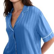 Triumph Amourette Jacquard Boyfriend Shirt Blå viskos 36 Dam