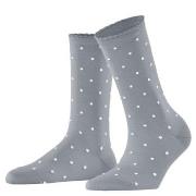 Falke Strumpor Spike Dot Women Socks Silvergrå bomull Strl 39/42 Dam