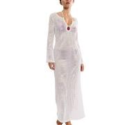 Triumph Beach MyWear Crochet Long Dress Vit polyester 44 Dam