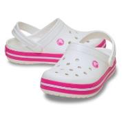 Crocs Crocband Clog Kids Rosa/Vit US C13 (EU 30-31) Barn