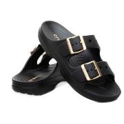 Crocs Saturday Metallic Buckle Sandal Svart ej Spec US W7 (EU 37-38) D...