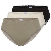 Schiesser Trosor 3P Modern Brazillian Slips Flerfärgad-2 bomull 42 Dam