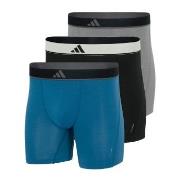 adidas Kalsonger 3P Active Micro Flex Boxer Brief Grå/Blå polyester XX...