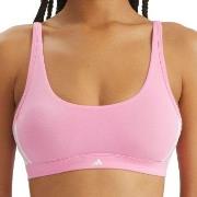 adidas BH Sport Active Essentials 3 Stripes Bralette Rosa bomull X-Sma...